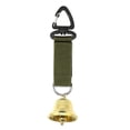 thumbnail image 5 of Bell With Webbing Bear Bell For Camping Brass Material Crisp Sound Easily Attached Prevent Unwanted Encounters Green Fangkenuo, 5 of 7