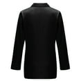 thumbnail image 4 of Vedolay Blazer Jackets Womens Lapel Neck Long Sleeve Blazer Button Front Fashion Jacket,Black S, 4 of 5