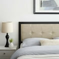 thumbnail image 5 of Modway Teagan Tufted Metal and Fabric Full Headboard in Black/Beige, 5 of 7