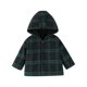 thumbnail image 1 of Abrigo De Invierno Para Niños Pequeños, Chaquetas De Abrigo Para Niñas, Moda Infantil, Abrigo De Manga Larga A Cuadros, Sudadera Informal Con Capucha, Camisa Verde Odeerbi LM103-5151, 1 of 8