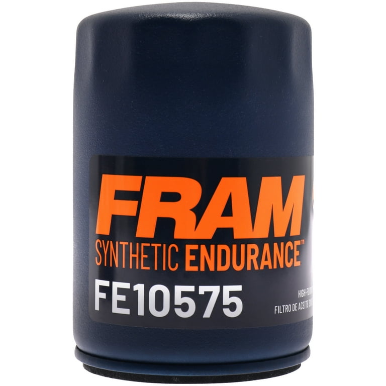 3 pack) FRAM Synthetic Endurance Premium Oil Filter, FE10575, 25K