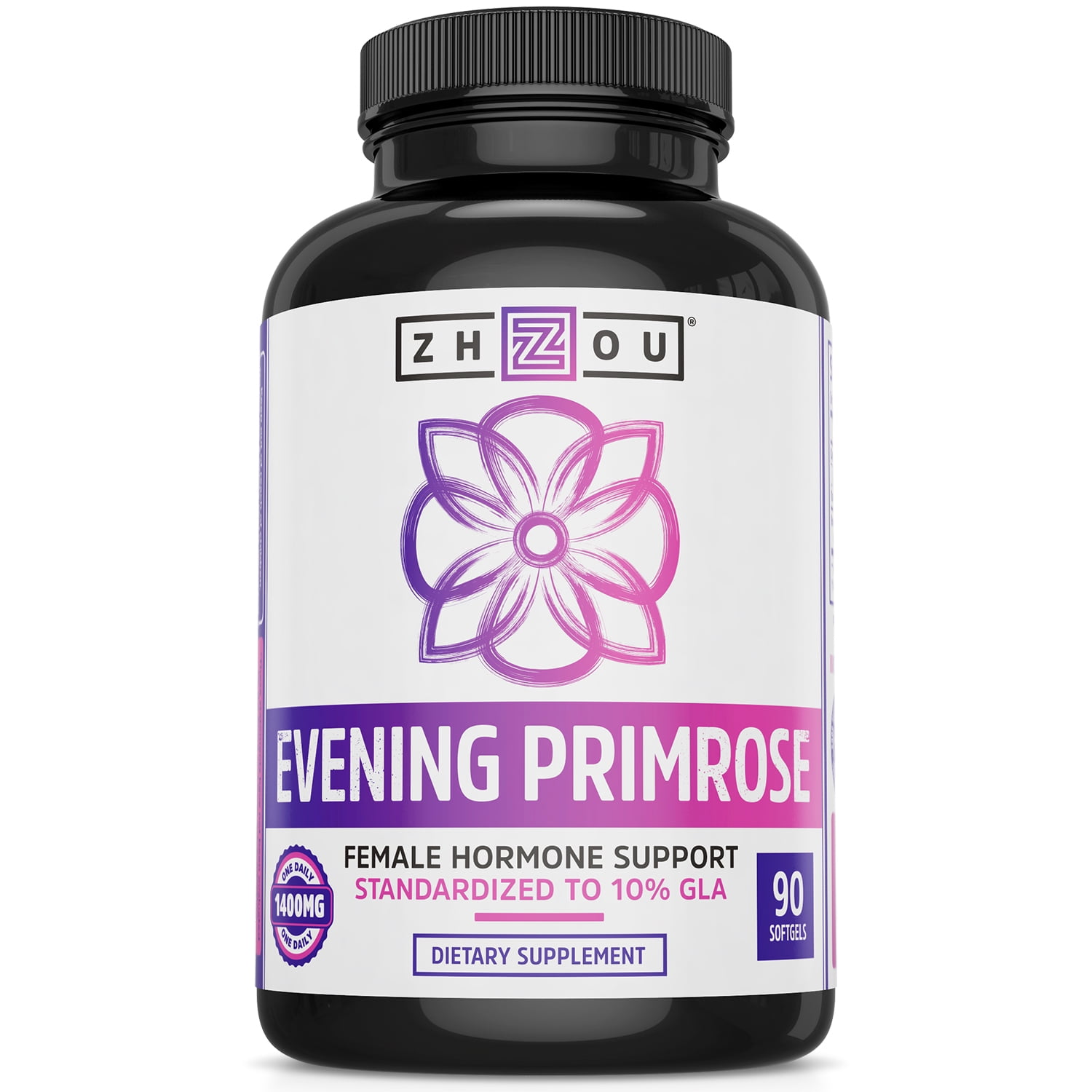 Evening Primrose Oil, 90 CT, Female Hormone Support by Zhou Nutrition