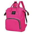 thumbnail image 7 of Diaper bag backpack, multifunctional cave-shaped diaper bag with insulated pockets, waterproof, large capacity, 7 of 7