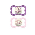 thumbnail image 3 of MAM Air Night Pacifiers (2 pack), MAM Sensitive Skin Pacifier 16+ Months, Glow in the Dark Pacifier, Best Pacifier for Breastfed Babies, Assorted, Baby Pacifiers, 3 of 10