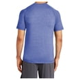 thumbnail image 2 of Yellow Rooster Mens Tri-Blend Wicking Raglan Tee True Royal Heather 3XL, 2 of 6