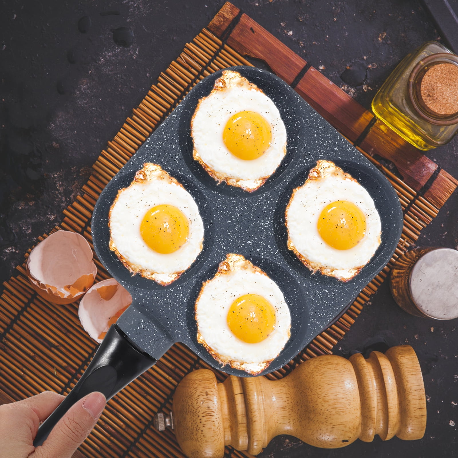 Small Nonstick Frying Pan for Eggs and Deep Sauté, Non Stick Cookware for Easy Cooking