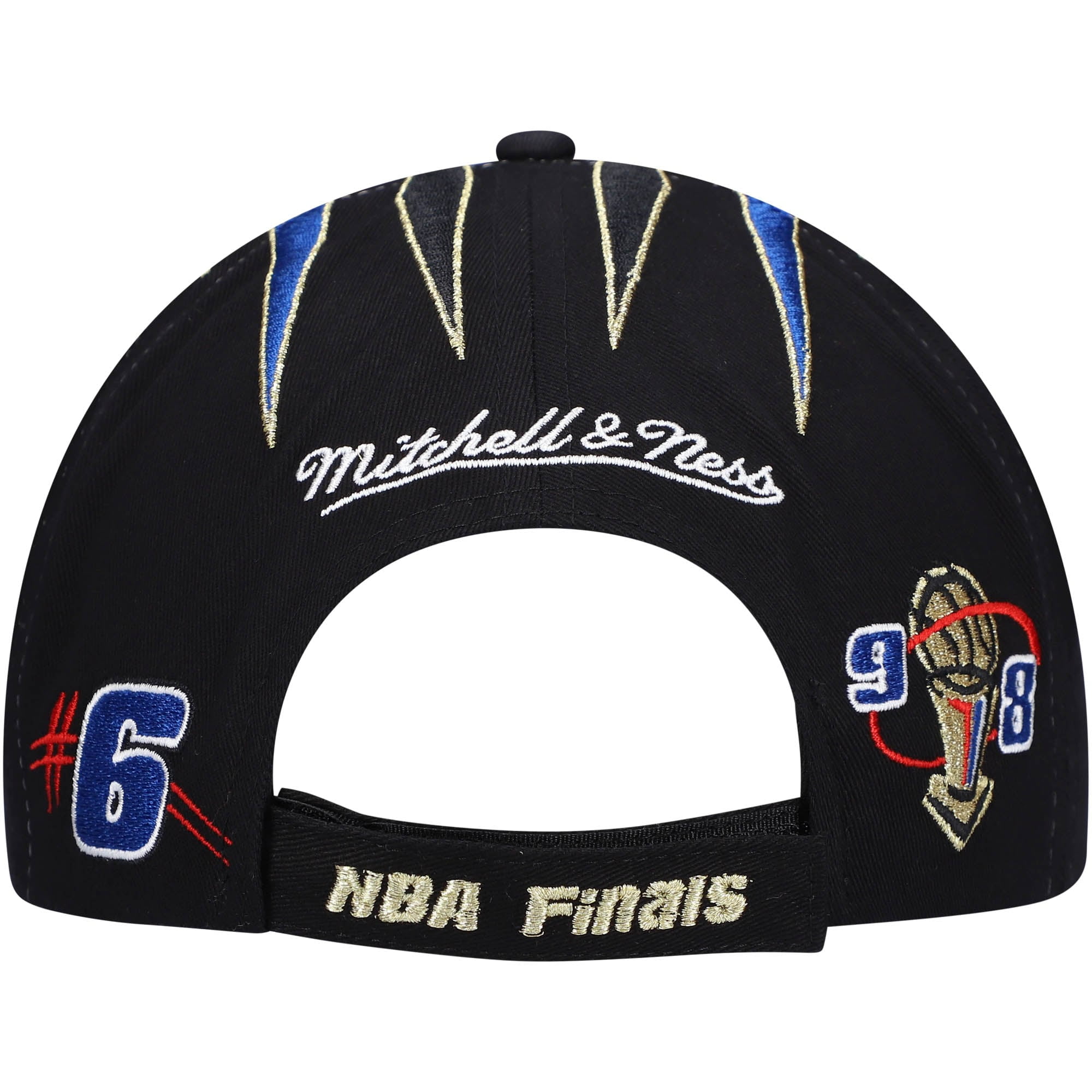 Men's Mitchell & Ness Gray Chicago Bulls Hardwood Classics 1998 NBA Finals Sunny Gray Fitted Hat