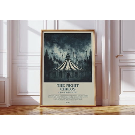 The Night Circus by Erin Morgenstern Modern Book Print Poster Fantasy Literary Art Reader Gift Bookshelf Decor UNFRAMED