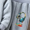 thumbnail image 7 of HCNTES Baby Boy Clothes Fashion Hoodie Outfits Hooded Tops Sweatpant Kids Toddler Boys Pant Clothing Sets(Q7-Grey,3-4 Years), 7 of 7