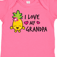 thumbnail image 4 of Inktastic I Love My Grandpa with Pineapple Girls Baby Bodysuit, 4 of 5