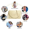 thumbnail image 6 of AOUNQ Straw Purses and Handbags for Women Woven Clutch Purse Summer Beach Crossbody Shoulder Bag, 6 of 6