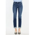 thumbnail image 6 of Kancan - Emely Mid-Rise Slim Straight Leg Jeans (27" Inseam) - KC20062D, 6 of 8