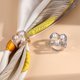 thumbnail image 3 of Minnieouse Diamante de imitación bufanda anillo Clip chal hebilla titular Pin decorativo boda bufandas femeninas sujetador hebillas fijas Type1 NO1, 3 of 6
