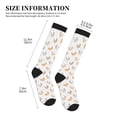 thumbnail image 4 of Rateoe Funny Chicken Compression Socks for Women and Men 20-30mmHg-Circulation Support Socks Knee High Nurse Pregnant Running Medical and Travel Athletic, 4 of 7