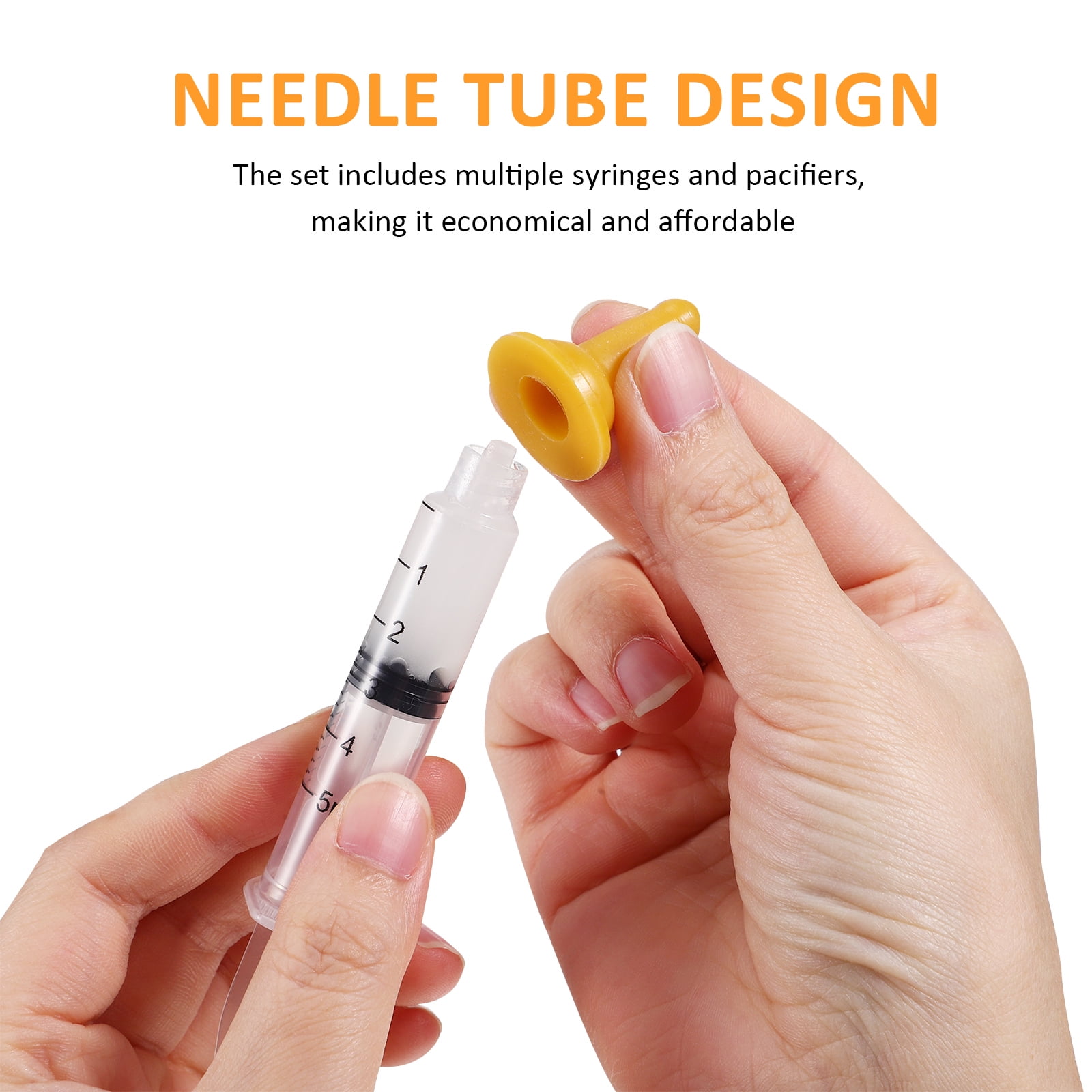 1 Set Kitten Bottles Bottle Feeding Kit Feeding Injector Nipples for Kittens Puppies Squirrels