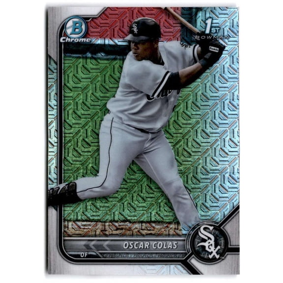2022 Bowman Chrome Mega Box Baseball Card #BCP-152 Oscar Colas Chicago White Sox NM-MT Chicago White Sox MLB Baseball Trading Card