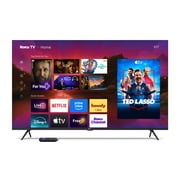 Roku Smart TV 2025 – 55-Inch Plus Series, 4K QLED Mini-LED TV – Roku TV with Enhanced Voice Remote