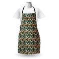 thumbnail image 3 of Pumpkin Apron, Hand Drawn Cabbage Motifs in Colorful Composition Autumn Tones Pattern, Unisex Kitchen Bib with Adjustable Neck for Cooking Gardening, Adult Size, Grey Teal Multicolor, by Ambesonne, 3 of 4