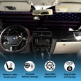 thumbnail image 2 of IC ICLOVER Auto Car Jumbo Sunshade Foldable Windshield Sun Shade Visor with American Flag Design (59"x33") for Heat Block Wind Shield Screen UV Rays Full Protection, Trucks SUVs Vans, 2 of 8