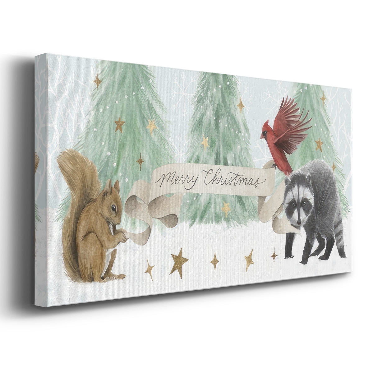 Christmas in the Forest Collection D- Gallery Wrapped Canvas