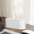thumbnail image 4 of Kabelmanagement-Box, Organisation Kabel, Verstecken, Verstecken, Netzkabelbox, Électrique Kabelaufbewahrung, Kabelaufbewahrungsbox Fourrure TV, USB-Hub, Blanc, 4 of 7