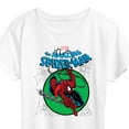 thumbnail image 3 of Marvel Spider-Man - Green Circle - Ladies Short Sleeve Graphic T-Shirt, 3 of 5
