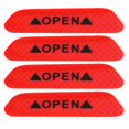 thumbnail image 2 of Pegatinas Reflectantes Para Puertas De Coche, Señal De Calcomanía De Seguridad Autoadhesiva, 4 Piezas Para Alta Visibilidad, Material PET, 5 Opciones De Color, Seguridad En La, 2 of 7