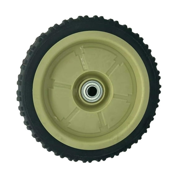 ZYQWEM Lawns Mower Wheel With 150kg Load Capacity Rubber Wheel Diameter 19cm 7.5inch For Garden Equipment