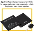 thumbnail image 2 of CANOPUS Car Registration and Insurance Holder, Car Document Holder, Vehicle Registration and Insurance Card Holder, Wallet for Vehicle Paperwork Organizer (2 Pack), SUV, 2 of 7