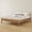 Pecan, variant on Bear Platform Bed (Queen), Oak Embossed Pecan