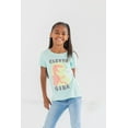 thumbnail image 2 of Jurassic World Dinosaur Blue T-Rex Big Girls 3 Pack T-Shirts Little Kid to Big, 2 of 5