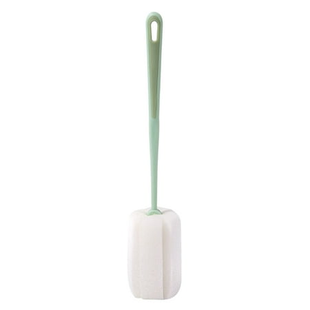 

Sponge Cup Cleaning Brush Long Handle Water Cup Bottle Glass Brush Color Contrast Sponge Brush