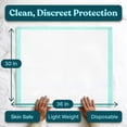 thumbnail image 2 of Snugwell 30" x 36" Disposable Underpads – 150 Count, Heavy Absorbency Bed Pads, 2 of 6