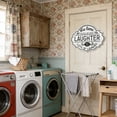 thumbnail image 4 of Laundry Door Sign Laundry Signs for Laundry Room Decor Laundry Room Signs Large Metal Laundry Room Wall Decor, 4 of 7