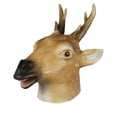thumbnail image 1 of Disfraz de cosplay con forma de animal, casco de látex con forma de ciervo, 1 of 2