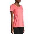 thumbnail image 3 of Hanes Sport Women's Heathered Performance V-Neck Tee, 3 of 6