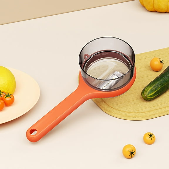 Hmsavn Vegetable Peeler,Peeler,Peelers Multifunctional Storage Type Stainless Steel Peeling Knife With Storage Box Fruit And Vegetable Cup Peeler Good Grip Peeler Makes Peeling Very Easy