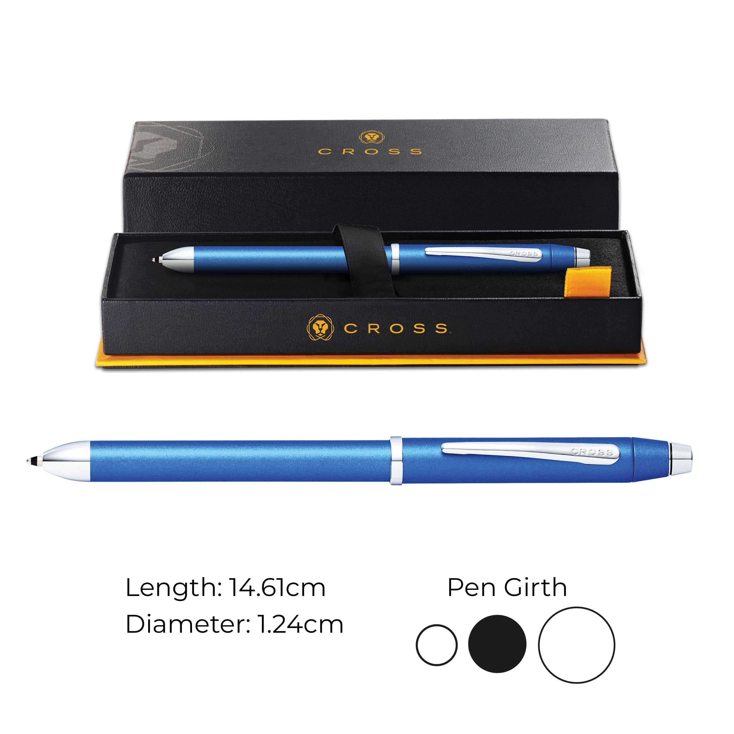 Cross Tech3+ Metallic Blue Multifunction Pen