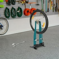 1 PCS Wheel Truing Stand, Bicycle Wheel Alignment Repair Tool, Wheel Tire Truing Stand, Black and Blue