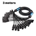thumbnail image 2 of Snake Cable 12Channel XLR Cable 3Pin Male to Female Multi-Media Professional Audio Extension Stage Extension Cord,3Meter, 2 of 5