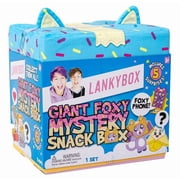 LankyBox Giant Foxy Surprise Snack Box, YouTube Gaming Channel, Mystery Surprise Giant Blind Box with Figures, 5 Fun Surprises Inside, Official Merch