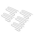 thumbnail image 4 of Cadena De Joyería, 5 Cadenas De Metal A Prueba De Herrumbre Fáciles De Almacenar Para Tobilleras ANGGREK Plata, 4 of 8