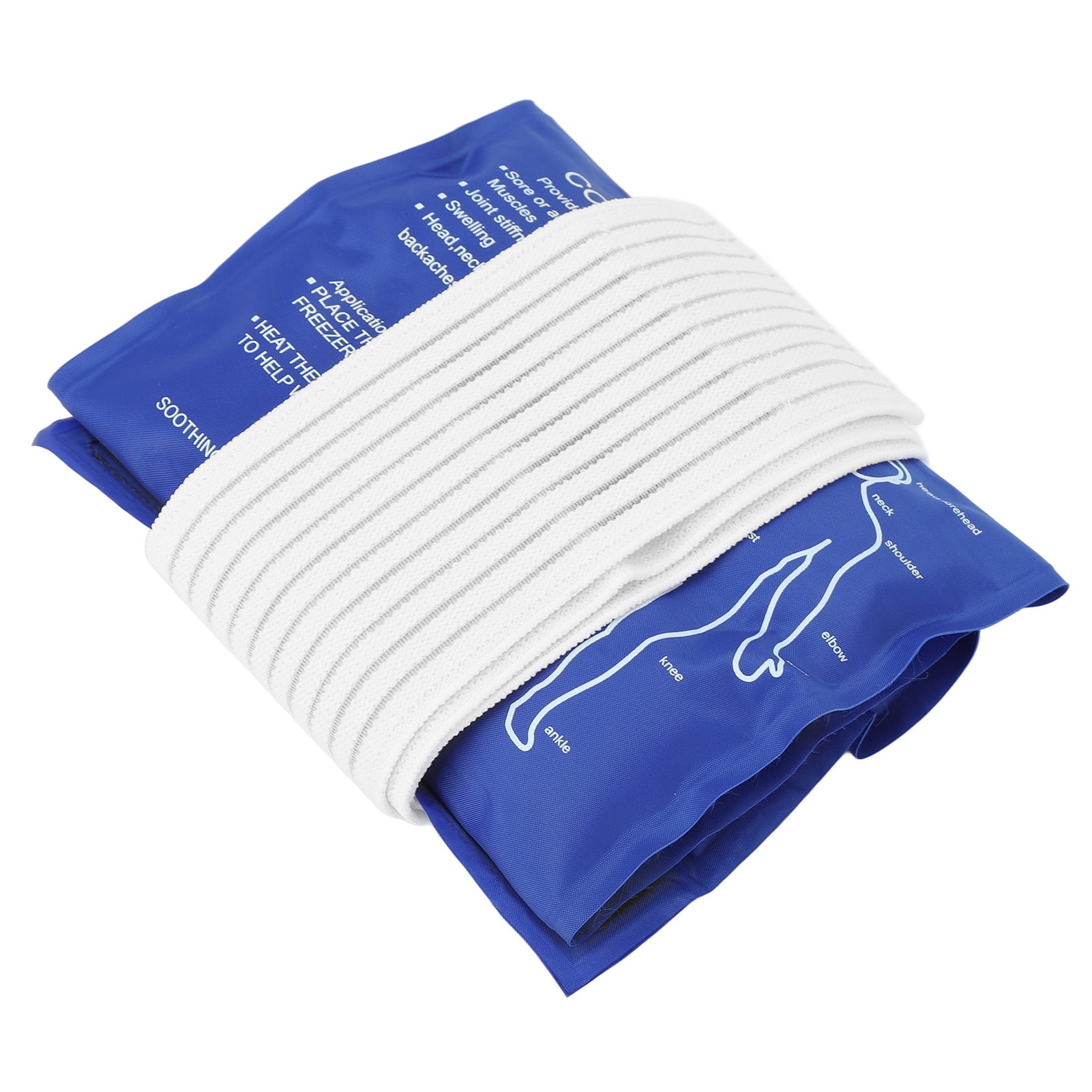 Reusable Hot Cold Gel Pack, Hot Cold Ice Packs  Emergency Cooling Gel Ice Pack with Adjustment Straps for Injuries Shoulder Knee Back Pain Sprains, Swelling, Bruises