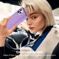 thumbnail image 4 of SaniMore for iPhone 14 Pro Max Wallet Case, PU Leather Wrist Shoulder Strap Flip Stand Card Slots RFID Blocking Zipper Purse Shockproof Anti-fall TPU Inner Shell Flip Folio Protective Cover, Purple, 4 of 6