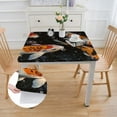 thumbnail image 2 of Acheng Fish Water Bubbles Square Tablecloth for Picnic Dining Kitchen Farmhouse 100% Polyester Fiber 40*40, 2 of 8