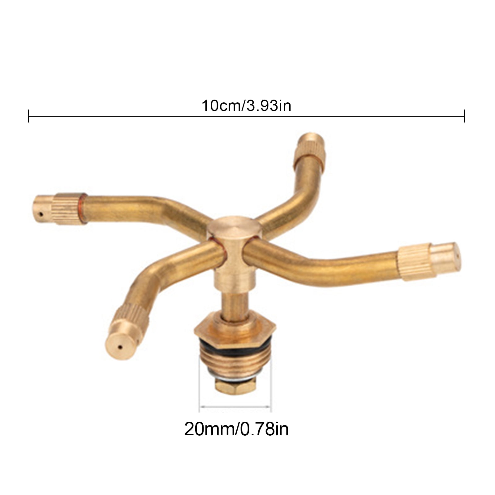 2/3/4 fork automatic rotary sprayers, 360degree rotary sprinkler heads