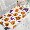 thumbnail image 3 of Pumpkin Spooky Welcome Doormat,Home Decor Happy Halloween Floor Entryway Rug 17x31.5 Inch Switch Rug for Kitchen Nursery Floor Entryway Rug, 3 of 4