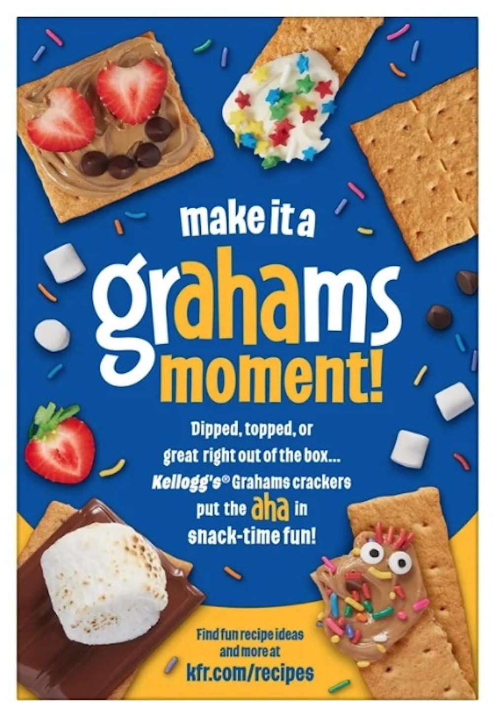 Kellogg's Graham Crackers Original 15 oz (Pack of 3)