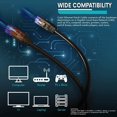 thumbnail image 4 of Maximm CAT6 Ethernet Cable - 4 Ft - 12 Pack - LAN - UTP - CAT 6 - RJ45 - Network, Patch, Internet Cable – 4 feet –Black, 4 of 5
