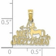 thumbnail image 2 of 10K Yellow Gold 100% Sagittarius Charm (14 X 17.4) Made In United States -Jewelry By Sweet Pea, 2 of 5